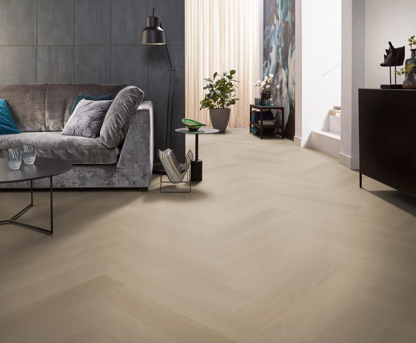 Ambiant Spigato Estino Visgraat Smoky Click