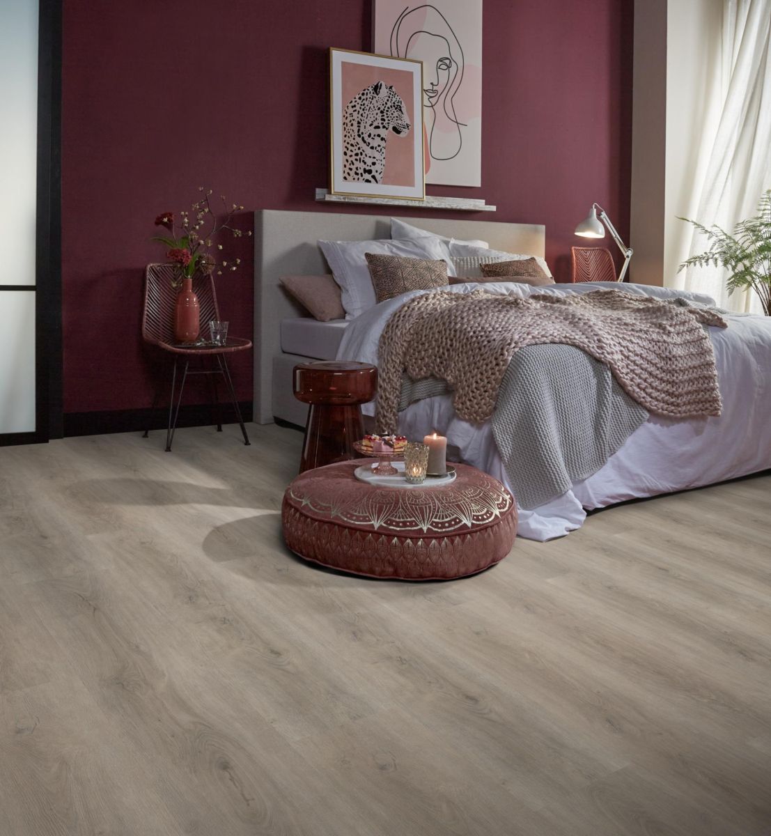 Ambiant Robusto Strook Light Grey Click