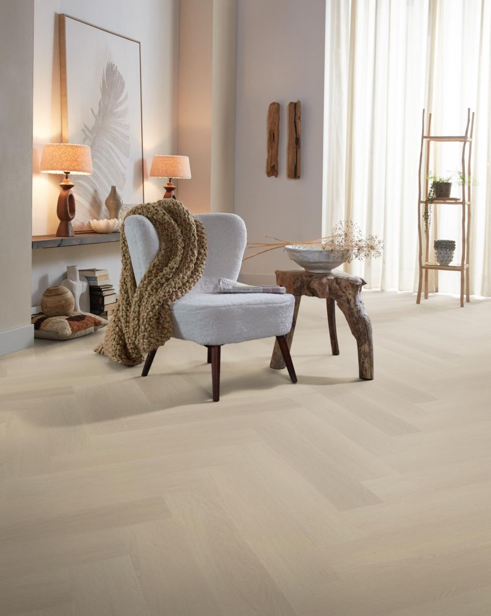 Ambiant Spigato Estino Visgraat Beige Dryback