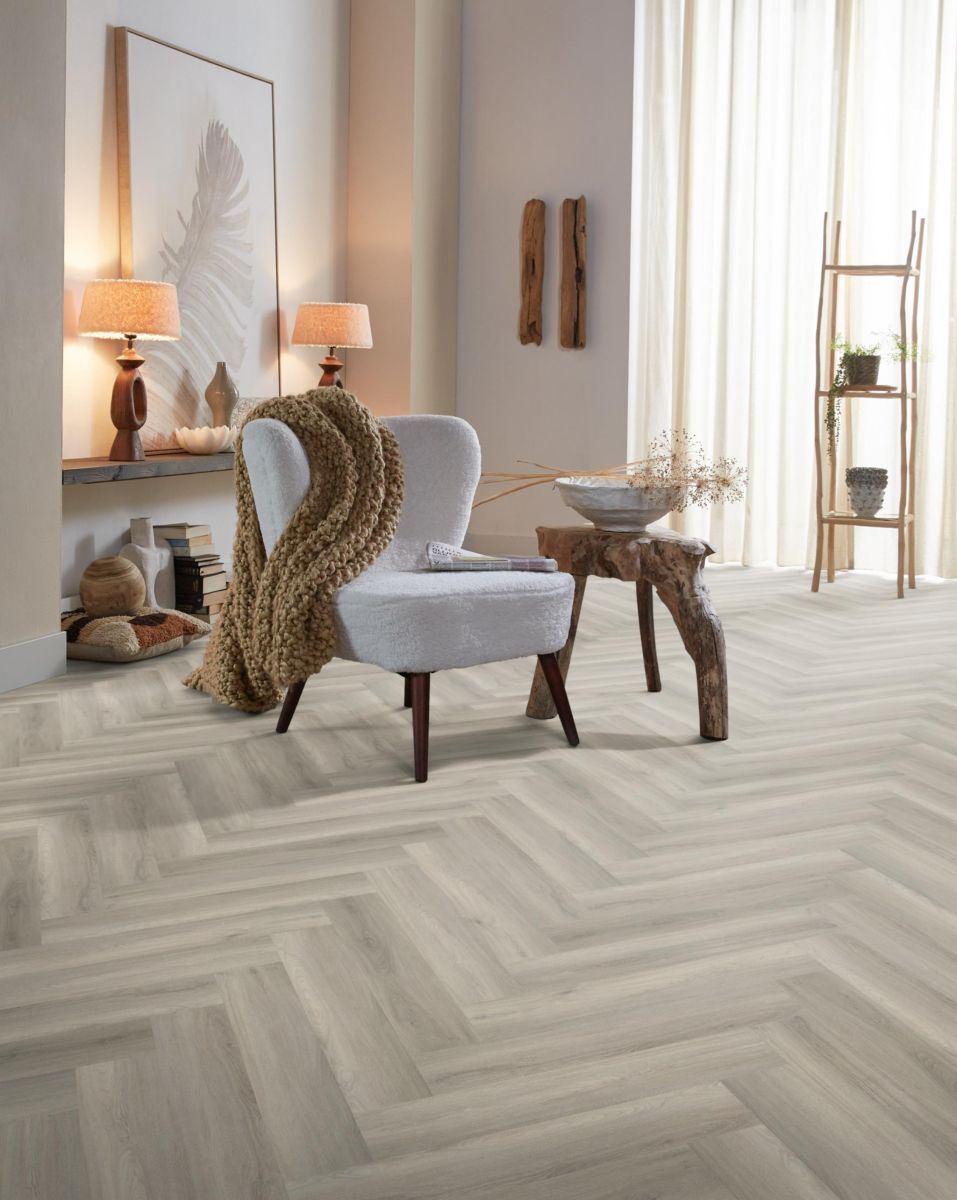 Ambiant Spigato Visgraat Grey Dryback