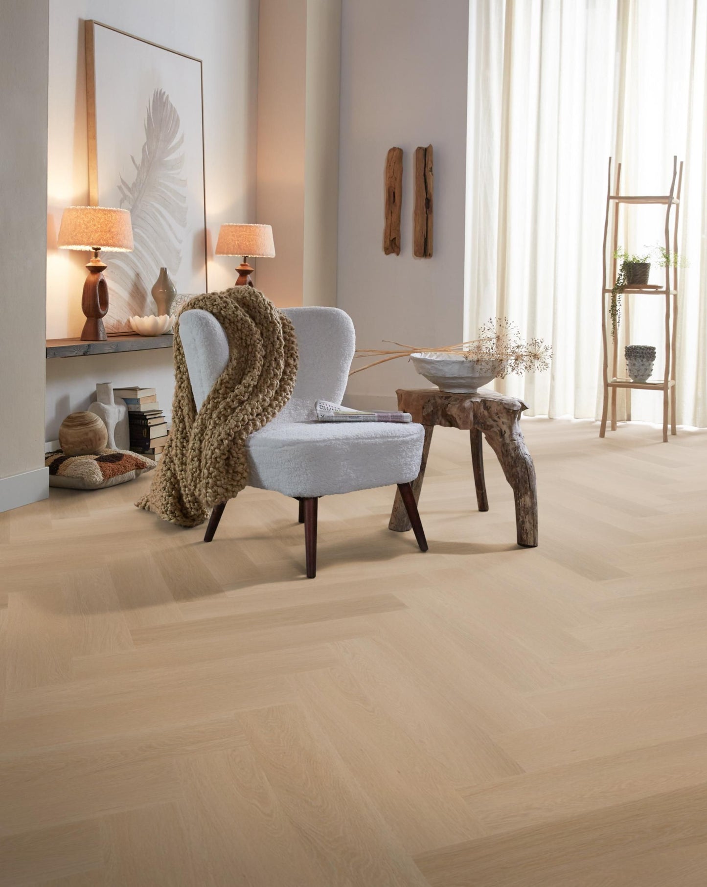 Ambiant Spigato Estino Visgraat Dark Oak Click