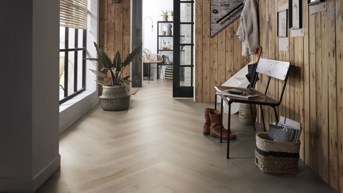 Ambiant Spigato Vivero Visgraat Light Oak Dryback